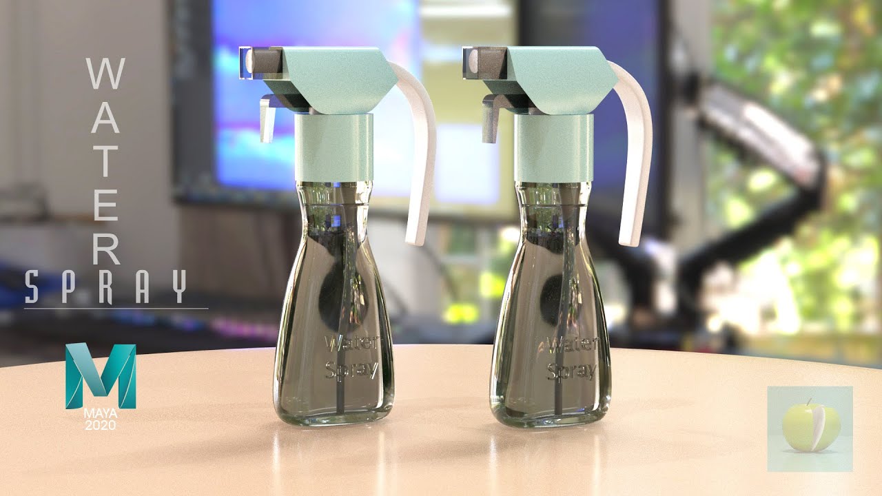 Autodesk Maya: - Create Water Spray Model