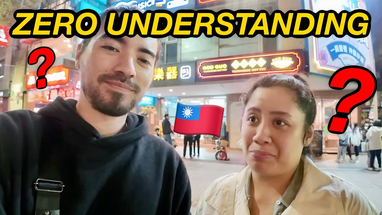 traveling to taiwan with ZERO chinese speaking ability 😅