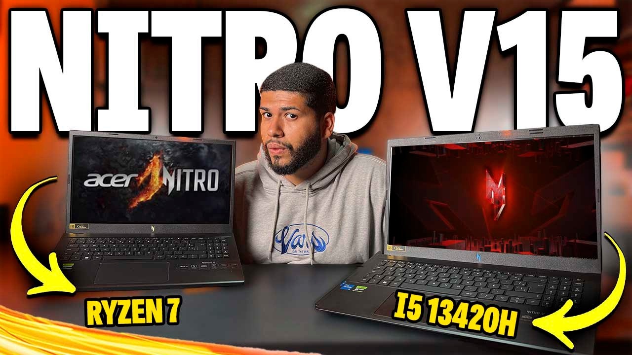 EU ERREI? RYZEN 7 7735hs vs i5-13420H no Acer nitro v15 rtx 4050! Qual o MELHOR NOTEBOOK GAMER?