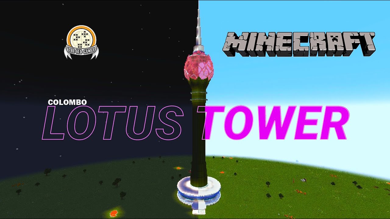 Building Lotus Tower in Minecraft | How to build lotus tower.