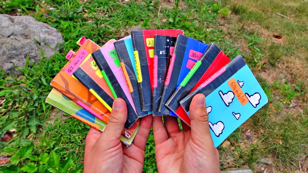 How I Filled Up My First 10 Pocket Notebooks!