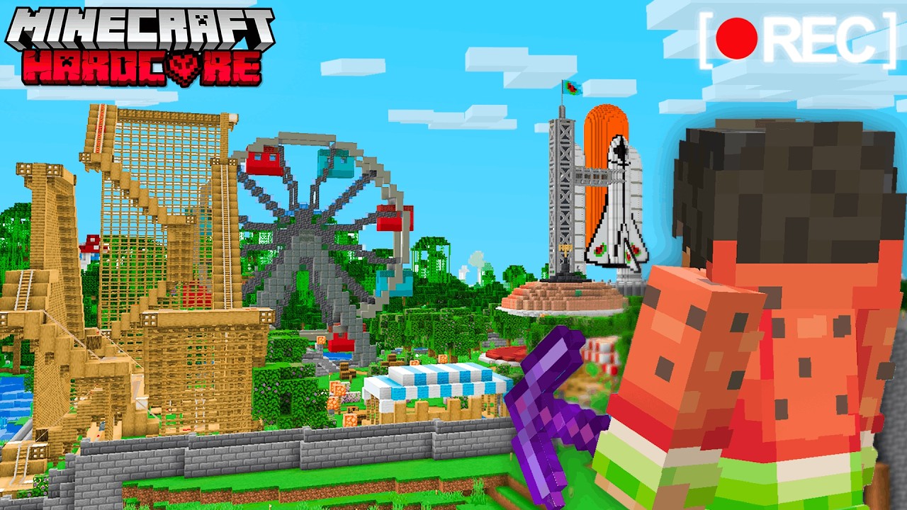 🔴On Connecte mes Constructions sur Minecraft Hardcore !