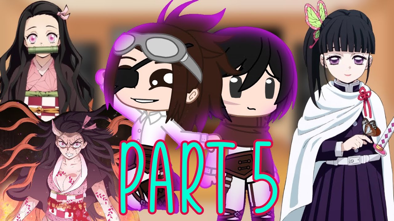 AOT react to Demon Slayer/Kimetsu no Yaiba- Nezuko+Kanao|Part 5| credits down below!💕