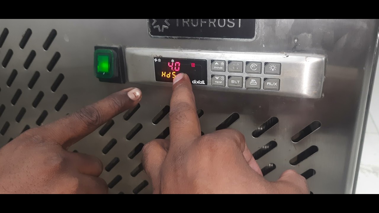 Blast freezer programing in Hindi