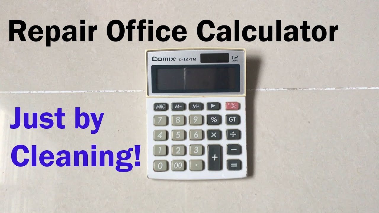 Calculator Repair - Unresponsive Keypad (Solved by Cleaning!)