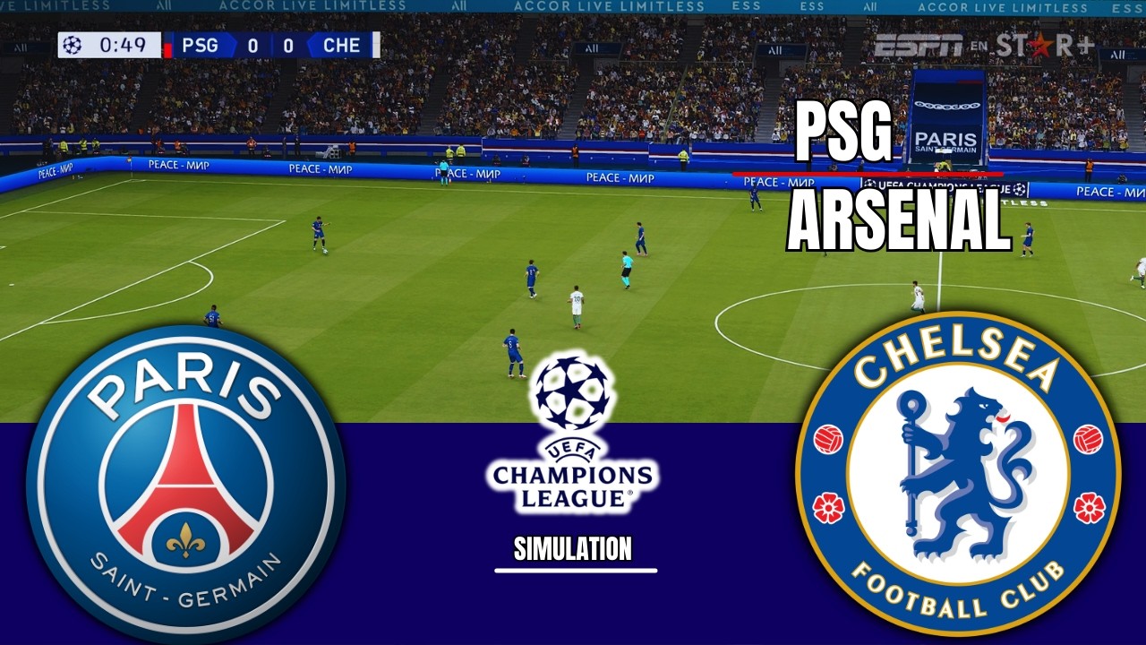 PSG vs CHELSEA Champions League 2026 Simulation/Prediction