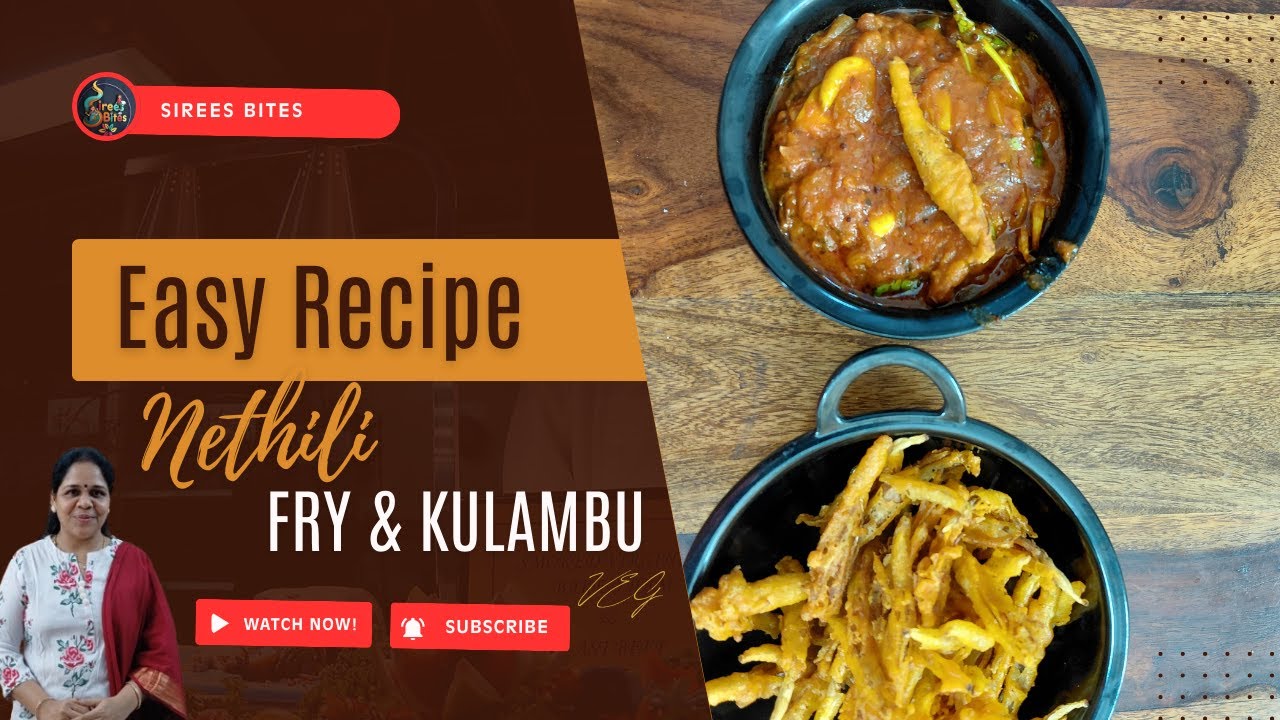 Veg Nethili Kulambu in Tamil | Easy cooking | Vegetarian Tamil