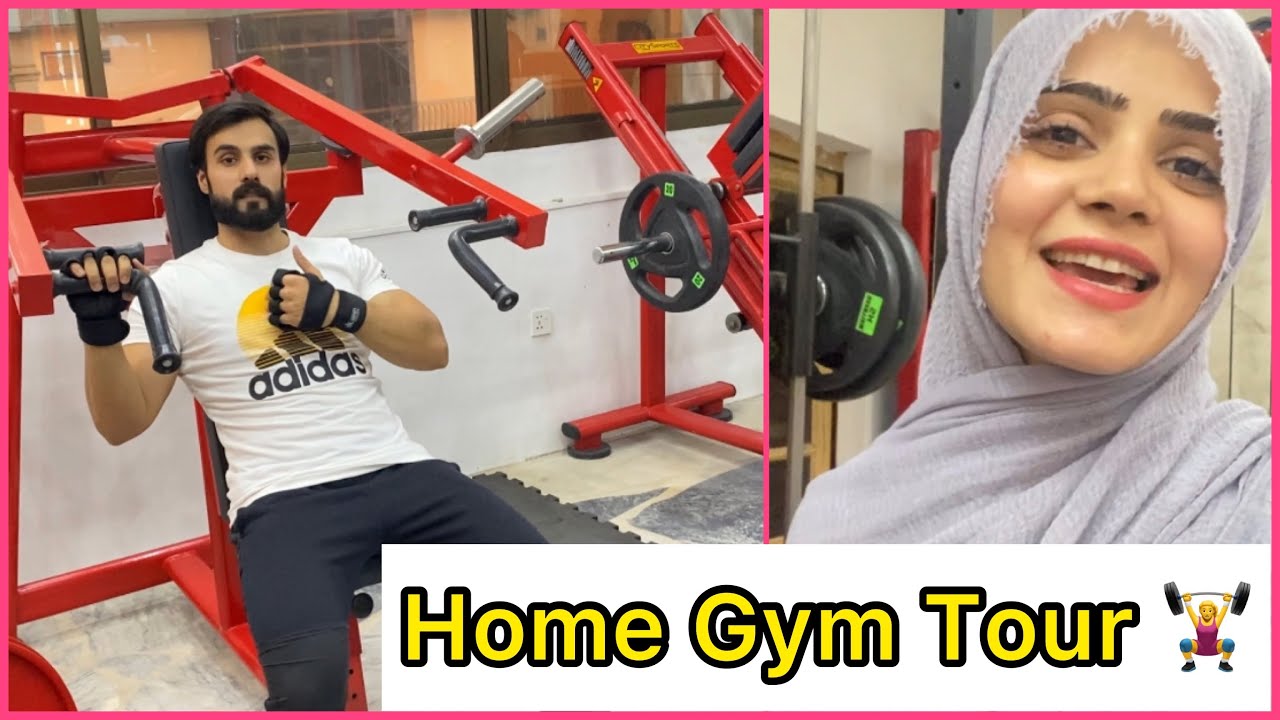 My Home Gym Tour…! ❤️ | Workout Krain Tandrust Rahain..!💃🏻❤️ | Dietitian Aqsa
