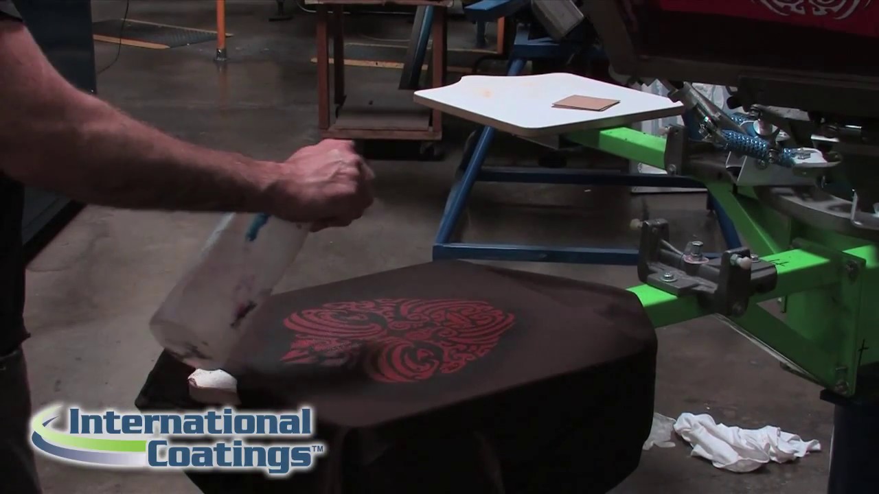 Screen Printing Special Effects How-To - BlowOut Base™ With Discharge Bleed Effect