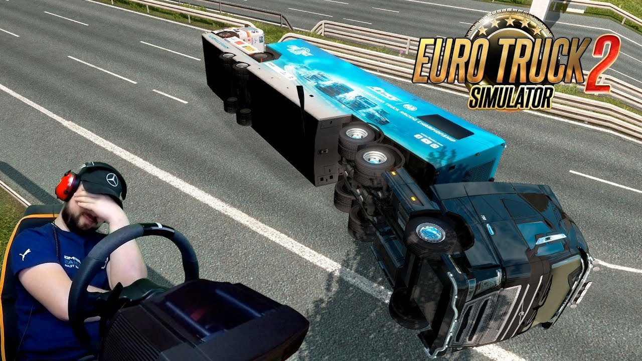 Снова адские пробки в онлайне Euro Truck Simulator 2
