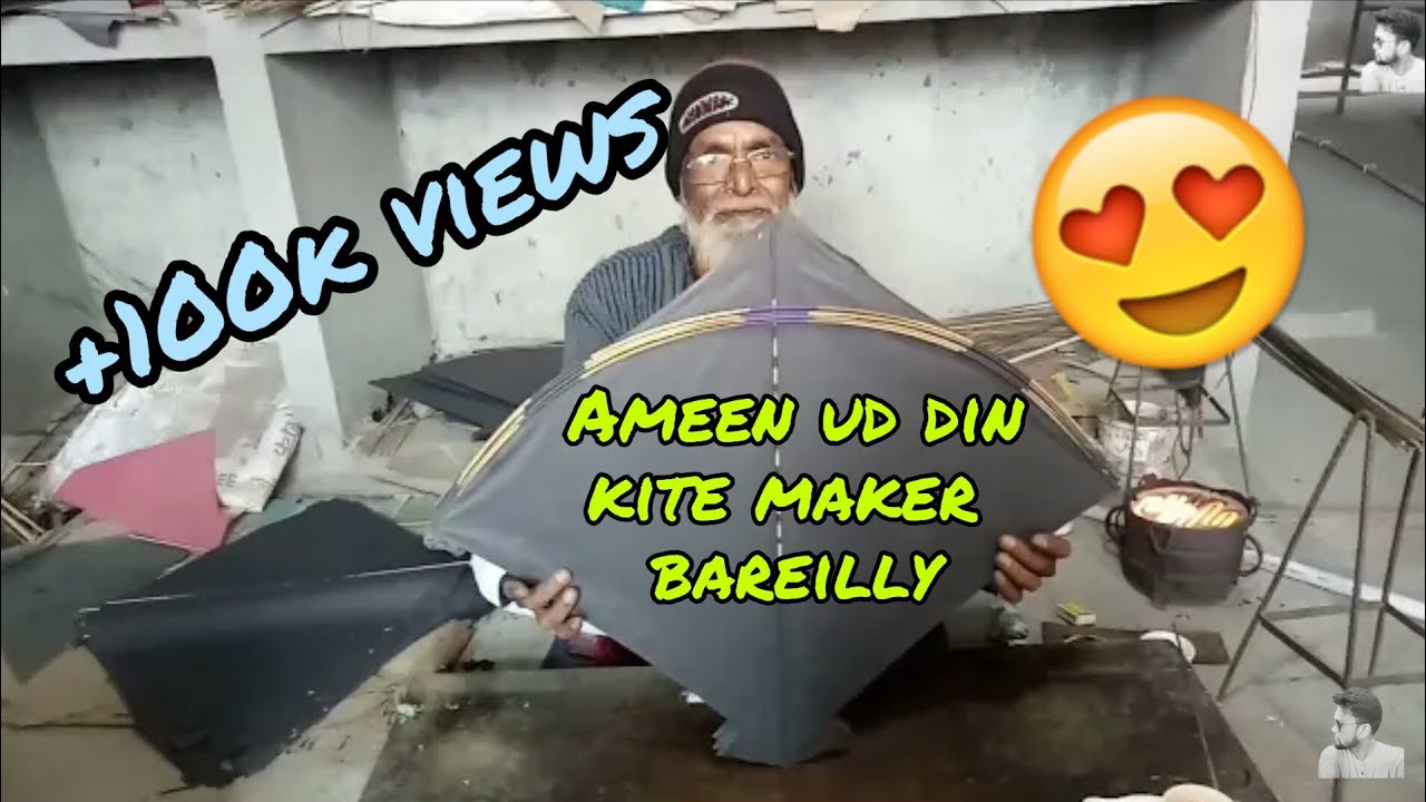 | Kite maker from Bareilly Ameen-ud-din | How to make kite | Shabaz Niyazi |