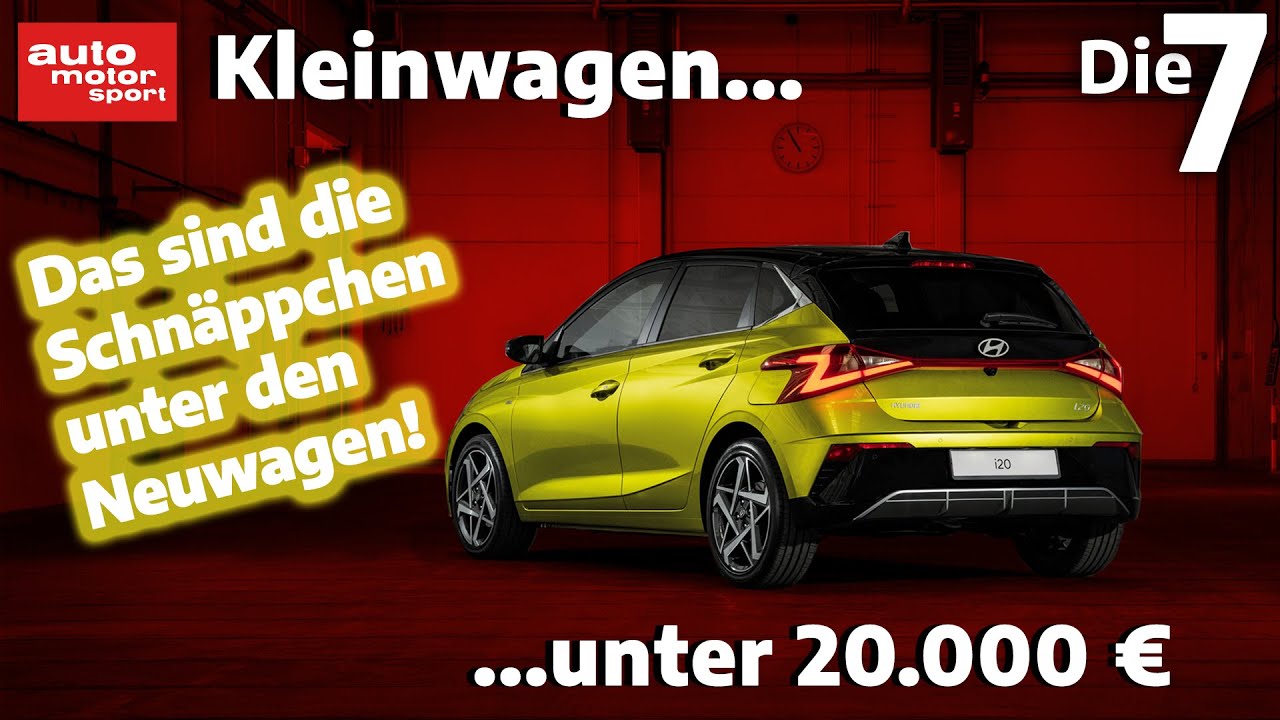 Kompakt & g&uuml;nstig: Kleinwagen unter 20.000 &euro; | auto motor und sport