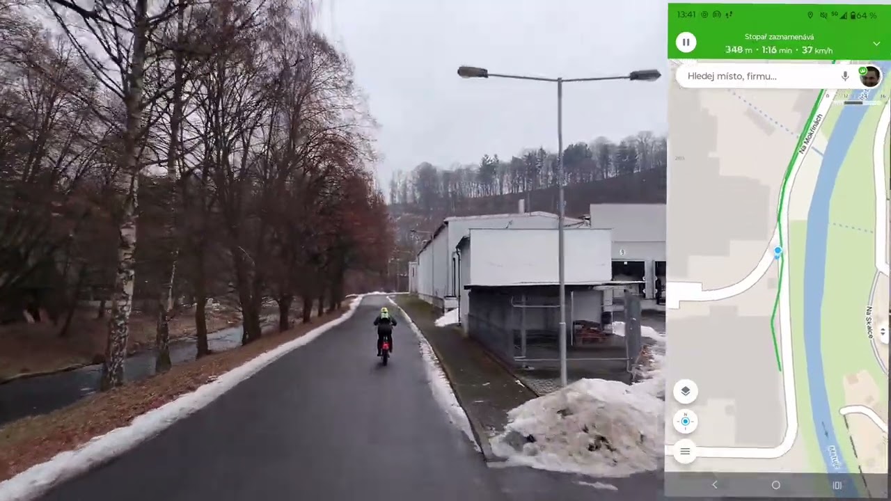 Jakou maximální rychlostí dokáže DJI Neo sledovat fatbike?!