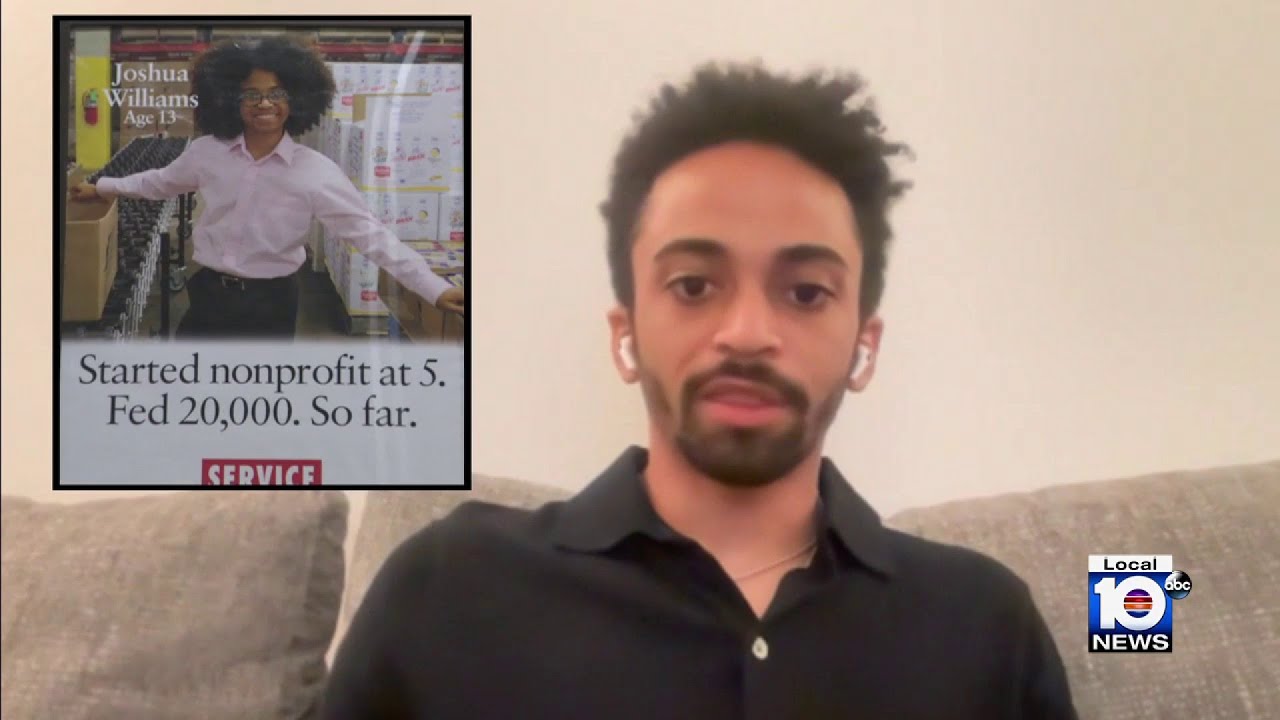 At 21, Joshua Williams has been running Joshua's Heart for 16 years