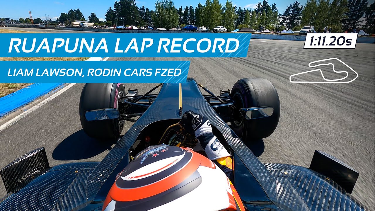 Liam Lawson Blitzes Ruapuna Lap Record in Rodin FZED