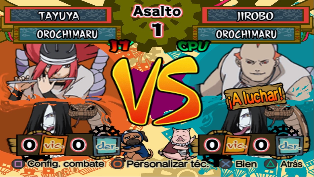 Tayuya VS Jirobo - Naruto Shippuden Ultimate Ninja 5
