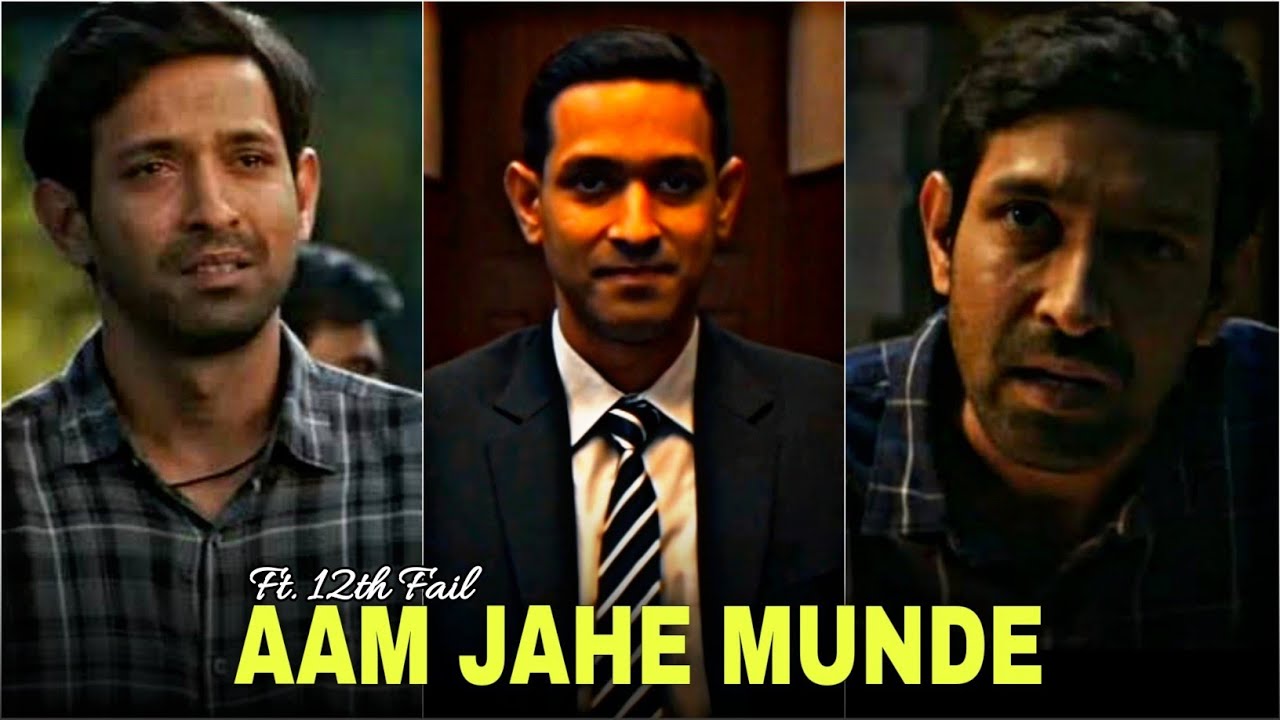 12th fail x Aam Jahe munde || 12th fail edit || stars shorts