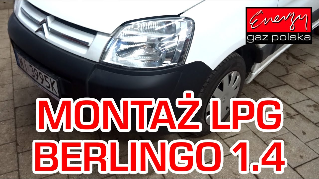 Montaż LPG Citroen Berlingo z 1.4 75KM z 2008r w Energy Gaz Polska na gaz BRC SQ 24.11