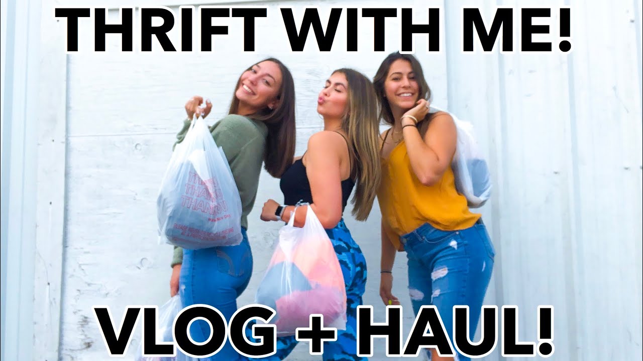FIRST TIME THRIFTING VLOG+ HAUL! FALL 2019!