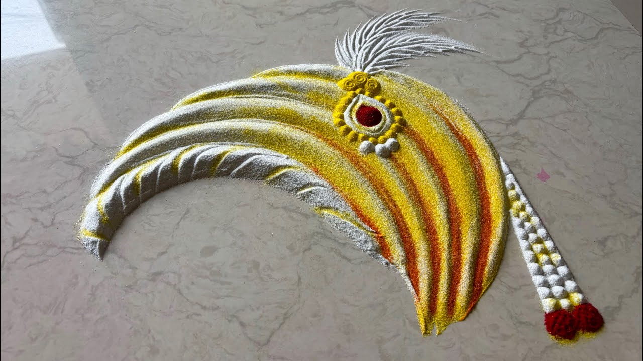 🚩छत्रपती शिवाजी महाराज 🚩rangoli designs/ shiv jayanti rangoli/ shivaji rangoli 