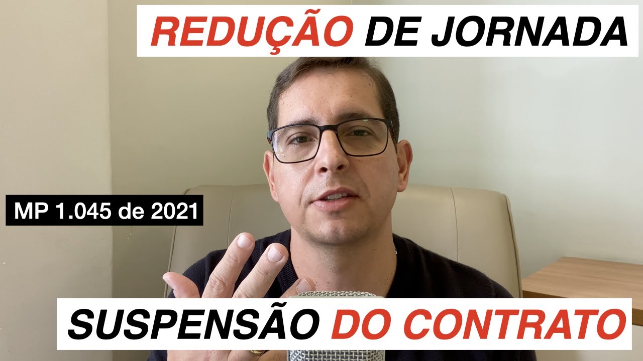 Nova redução de jornada de trabalho 2021 MP 1045 #bbadv