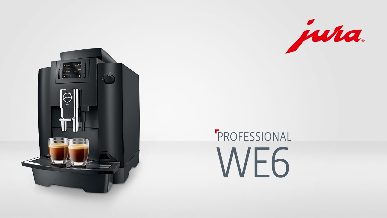 JURA WE6 - Kaffeevollautomat - Fully automatic coffee machine