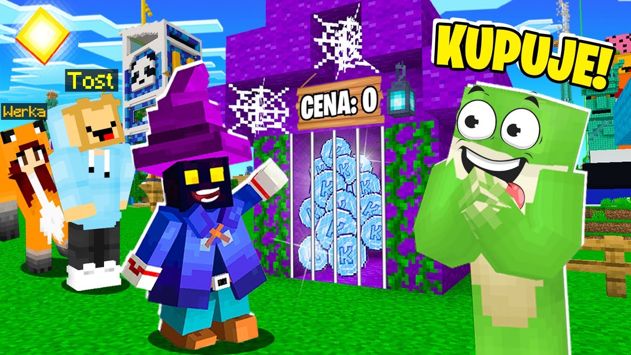 Licytujemy MAGICZNE MAGAZYNY MAGIKA na Kidowicach w Minecraft!