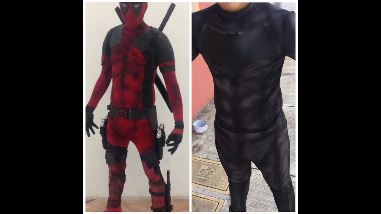 Turorial sombreado de cosplay de superhéroes/ camisa Deadpool