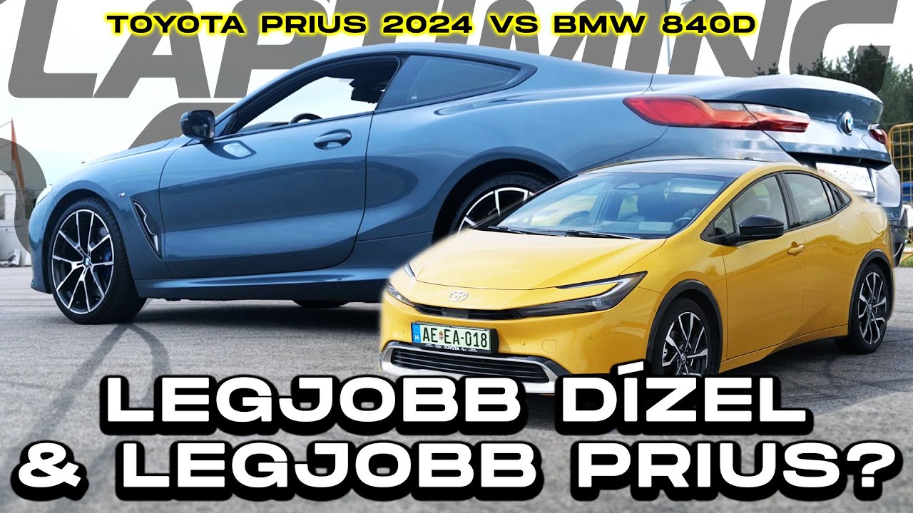 SPORTOS PRIUS! / Toyota Prius 2024 vs. BMW 840d Coupe (Laptiming ep. 346.)