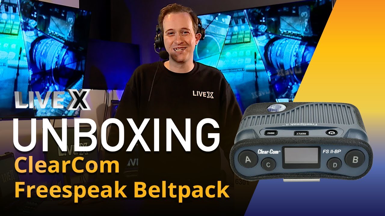 Unboxing: ClearCom Freespeak Beltpack