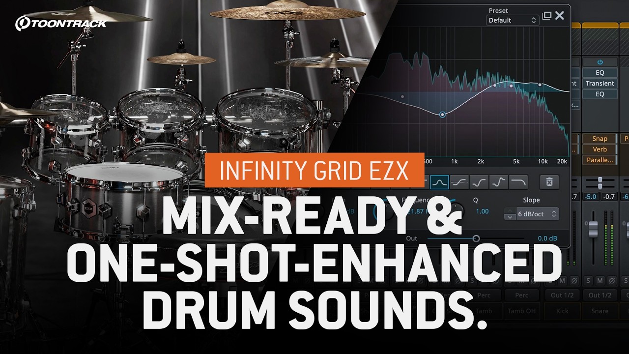 Infinity Grid EZX – The Presets | Mix-Ready & One-Shot-Enhanced Drum Sounds