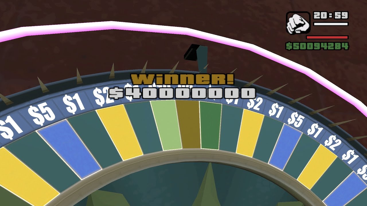 GTA San Andreas — Выиграл 40 миллионов долларов в рулетку в казино $$$