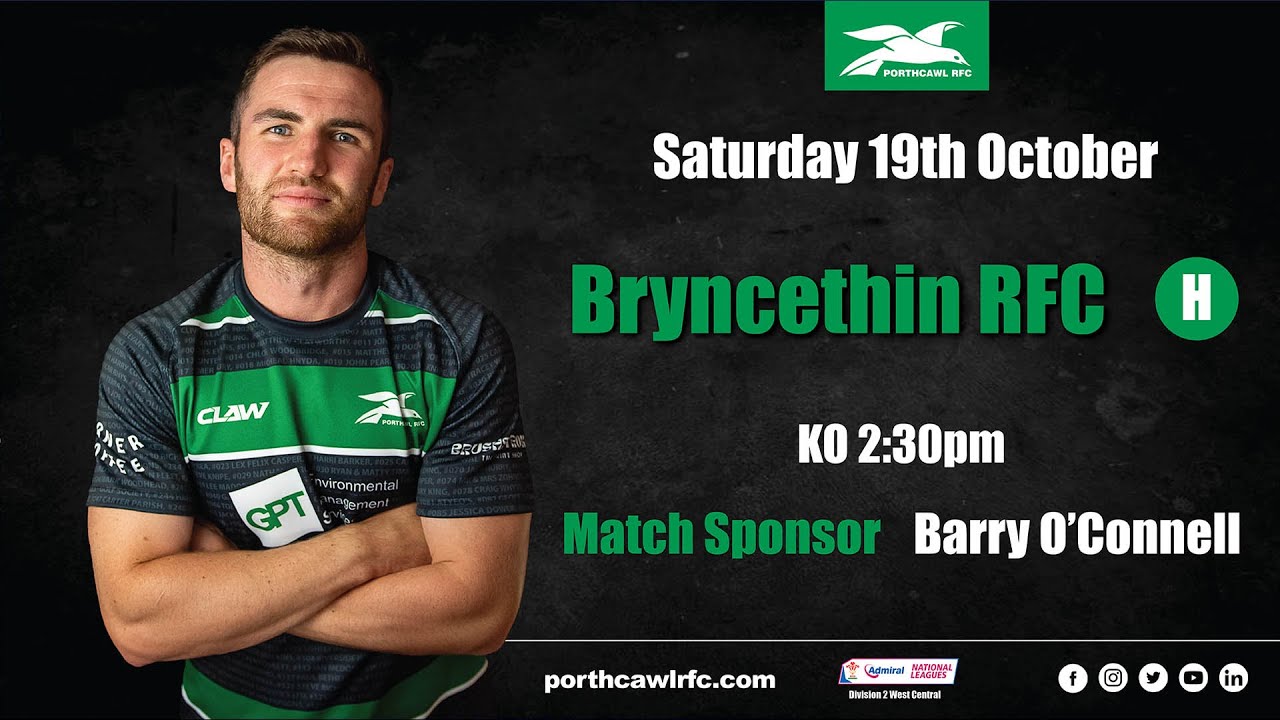 Porthcawl RFC 1XV v Bryncethin RFC 1XV