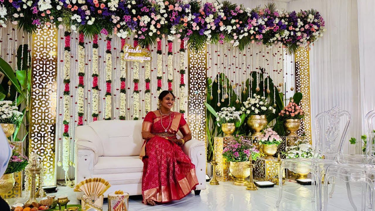 Varsha & Ramanujam Engagement Ceremony