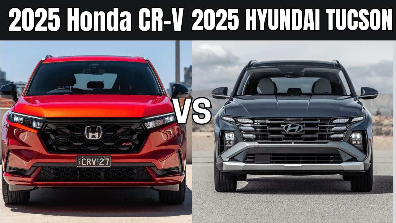 Honda CR-V 2025 против Hyundai Tucson 2025: что стоит своих денег?