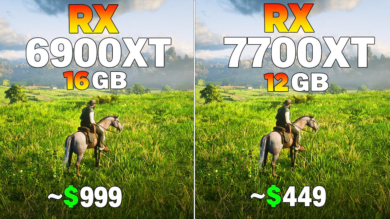 RX 6900 XT vs RX 7700 XT - Test in 8 Games