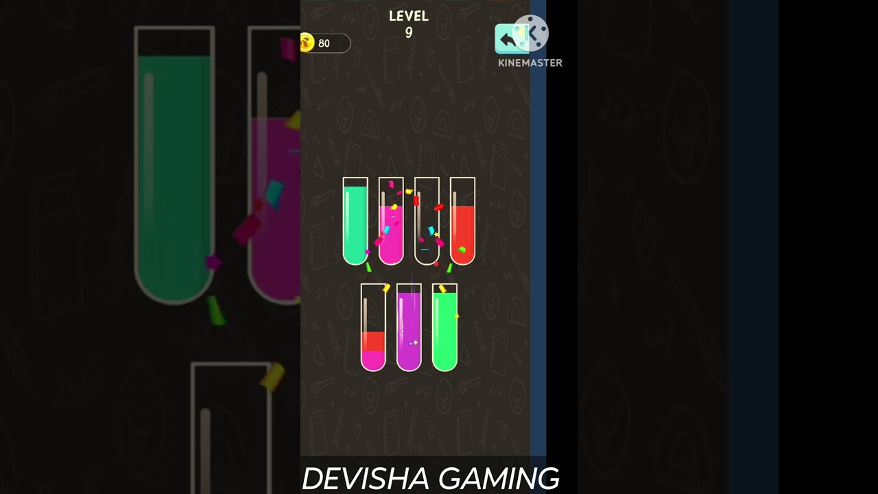 Water Color Sort Game | Color Sort Puzzle Game | Water Color Sort Gameplay | @devishagaming 