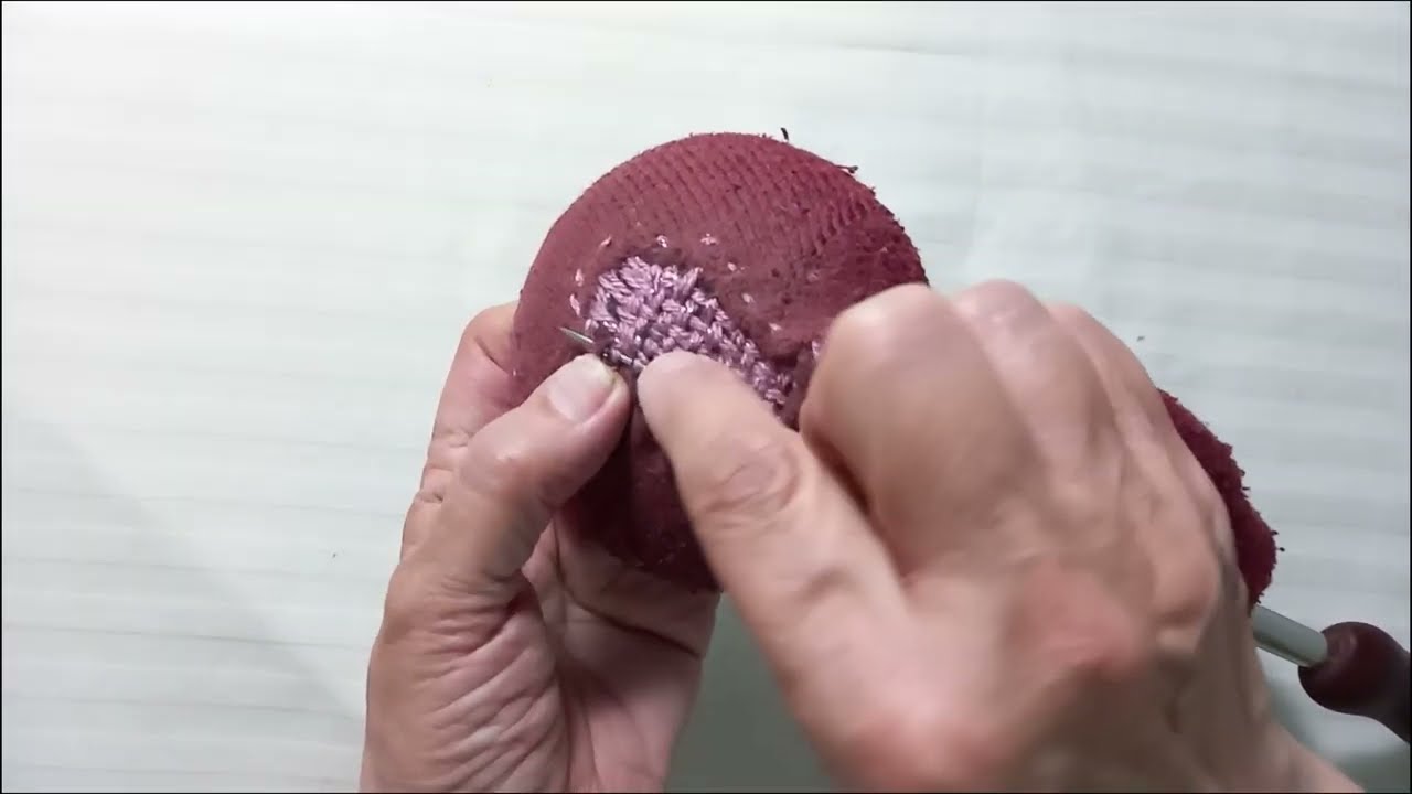 How to DARN a SOCK | Quick and easy sock mending technique