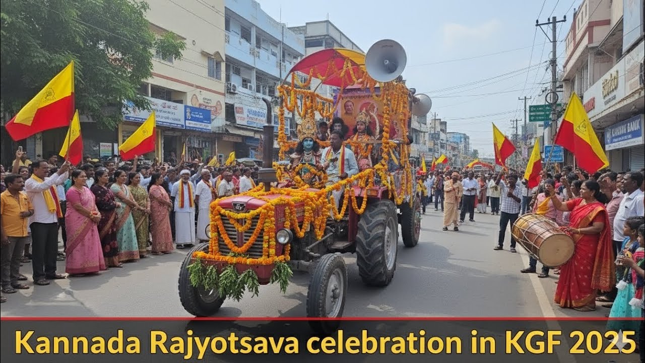 Kannada Rajyotsava 2025 Celebration in KGF