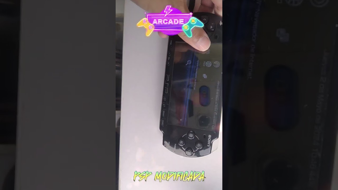 PSP  modificada  #psp #playstation #bateria #psplus #play #playstationgames #modificacion #psp1000