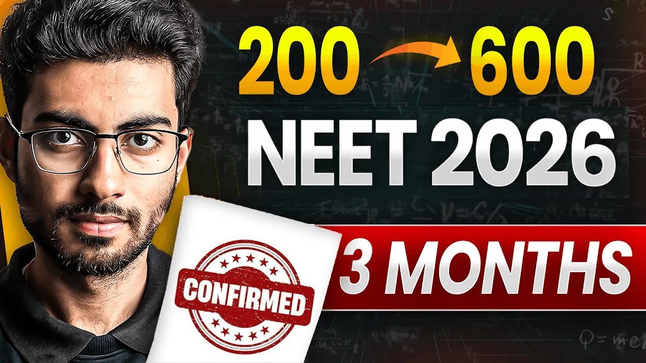 How to Crack NEET 2026 in 3 months
