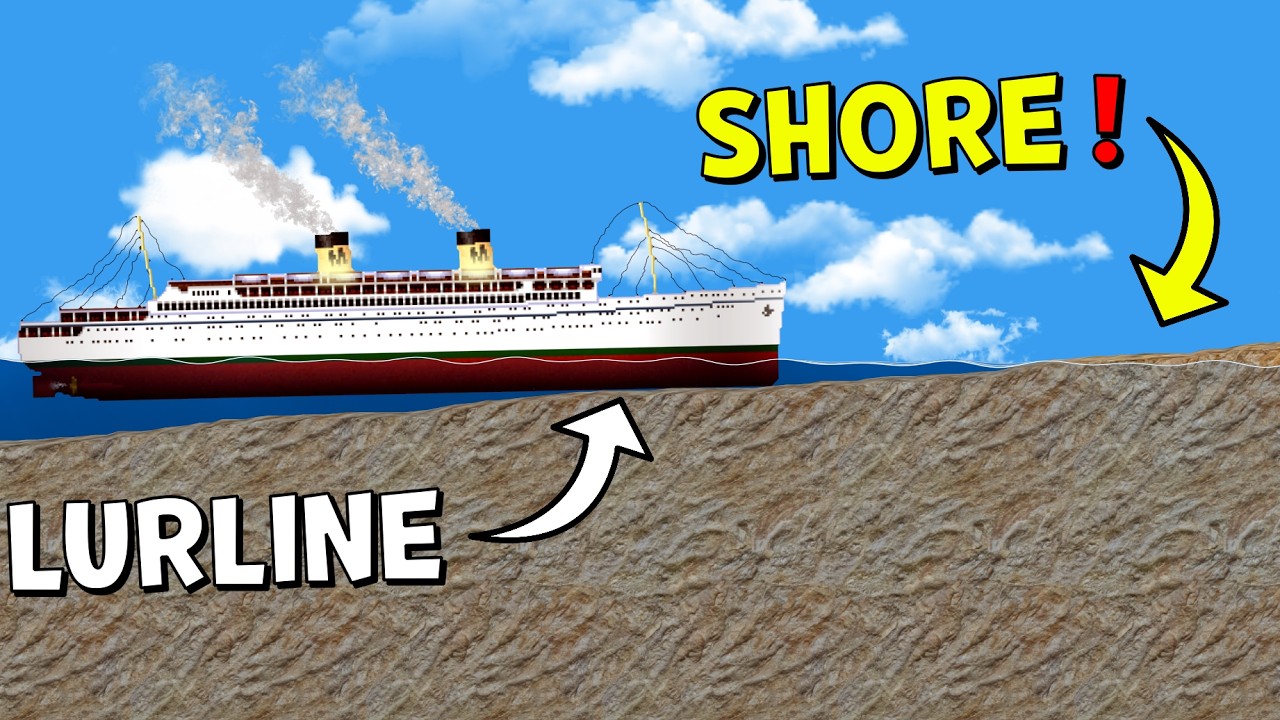 SS Lurline VS Shore ◉ Floating Sandbox