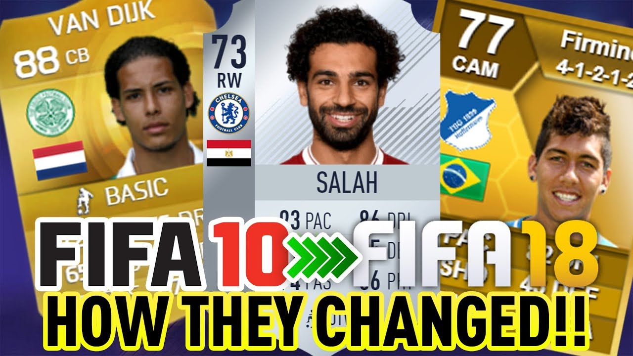 FIFA 10-18 - LIVERPOOL CHAMPIONS LEAGUE FINALISTS, HOW THEY CHANGED IN FUT!