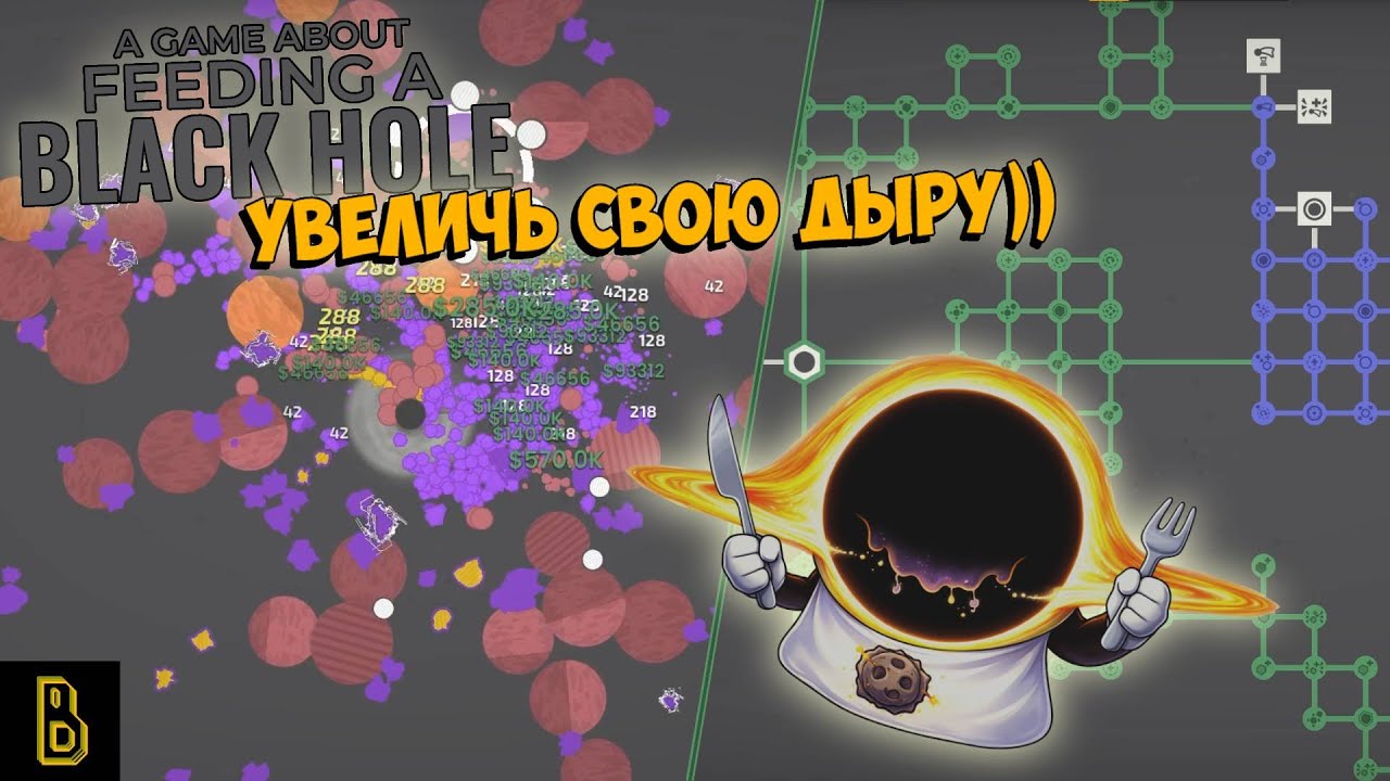 Увеличь свою дыру)). Показываю игру A Game About Feeding A Black Hole
