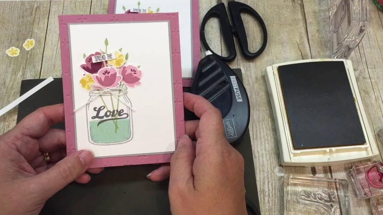 How to make a GORGEOUS Jar of Love Card