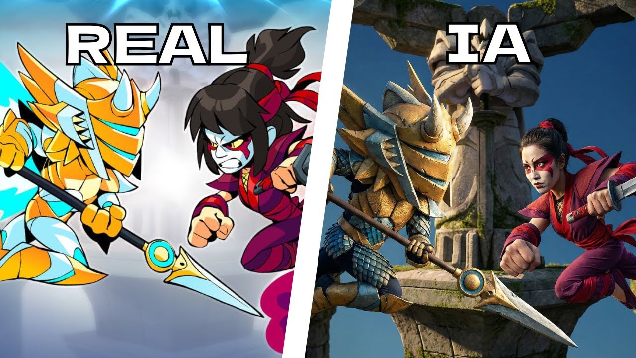 IA do google criando Brawlhalla do ZERO (melhor que o original?)