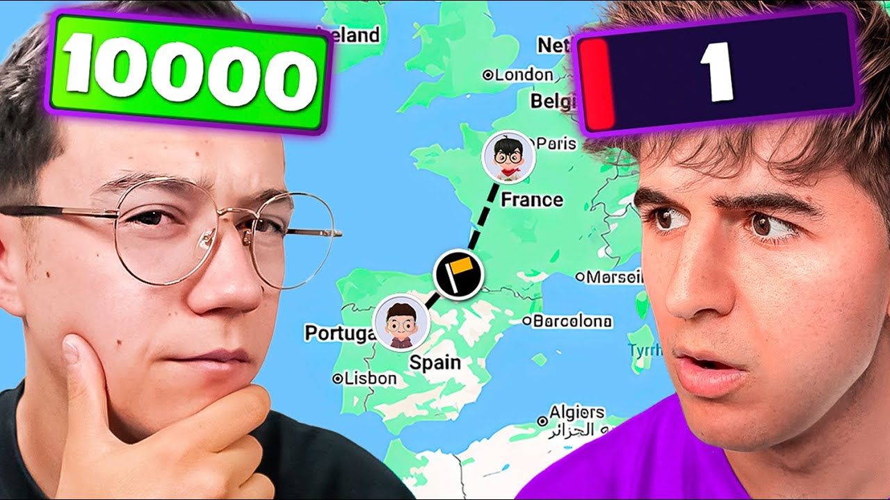 Geoguessr 1vs1, pero Alvacerod tiene 1 de Vida
