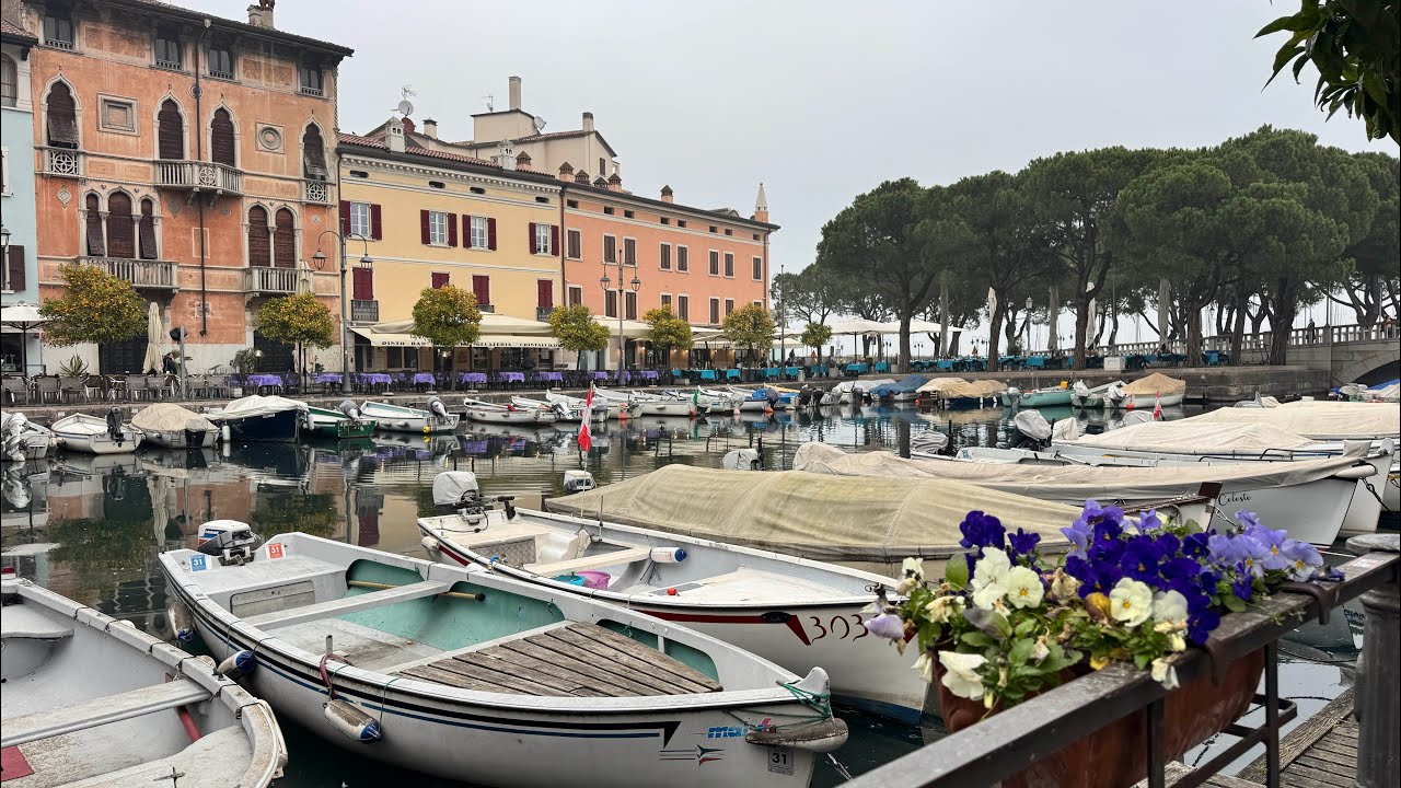 Desenzano, Italy - Lake Garda | Winter Walking Tour 4k 