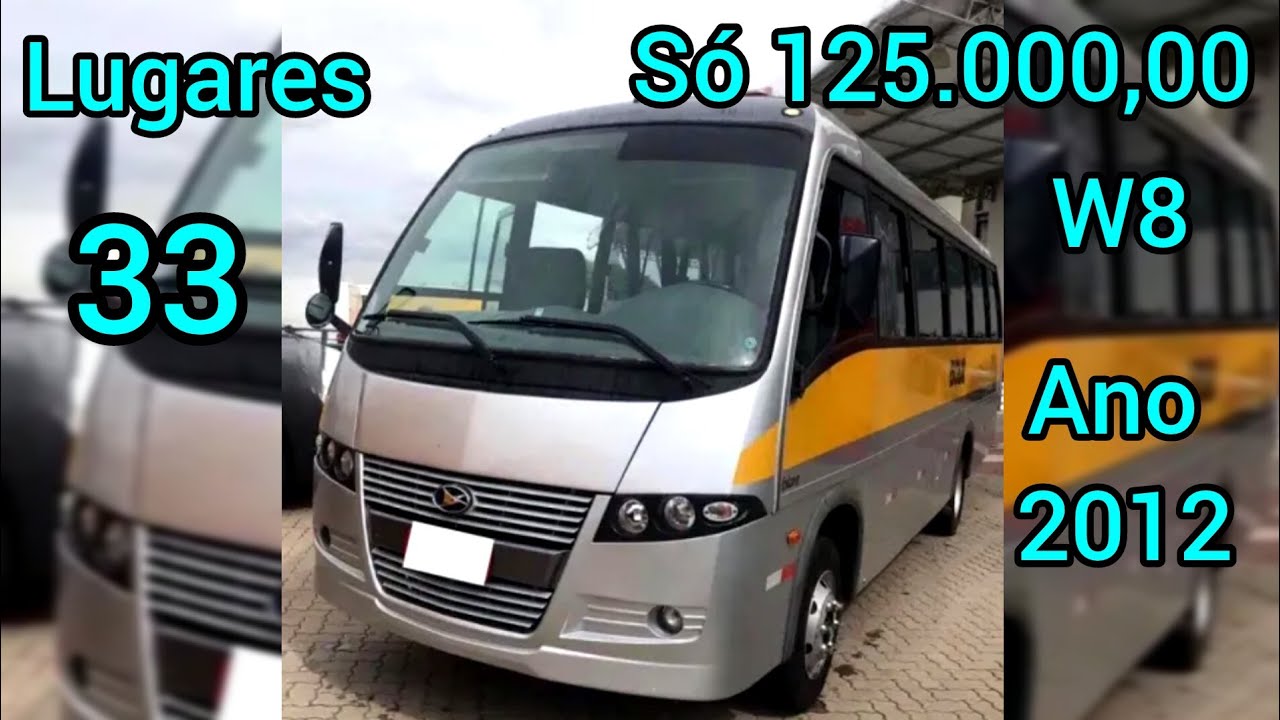 Oportunidade bom é barato Micro-Ônibus VOLARE w8 ano 2012 a venda por R$ 125.000,00