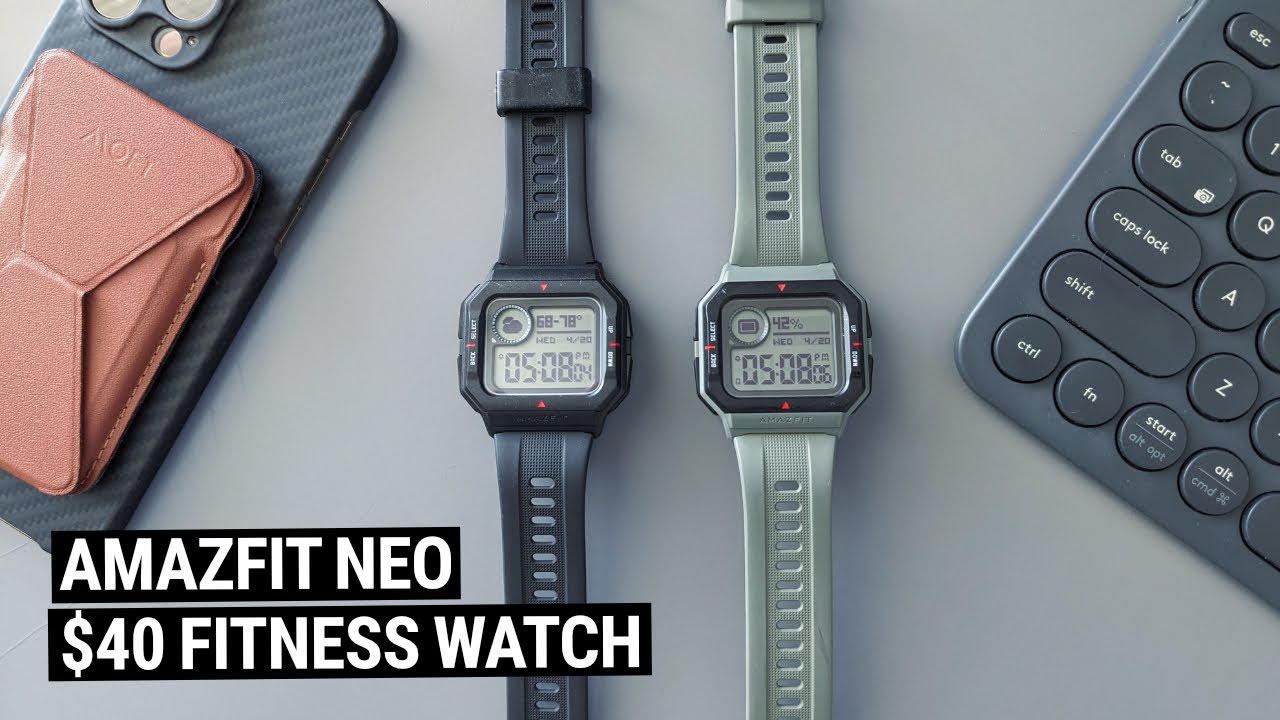 Amazfit Neo Fitness Watch / Step Counter / Heart Rate / Sleep Tracker with 28 days of battery life